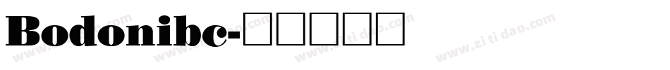 Bodonibc字体转换