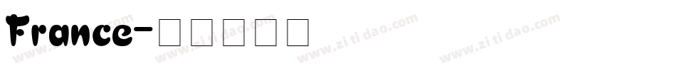 France字体转换