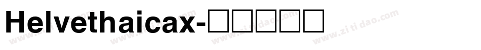 Helvethaicax字体转换