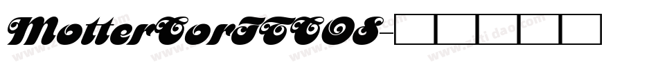 MotterCorITCOS字体转换