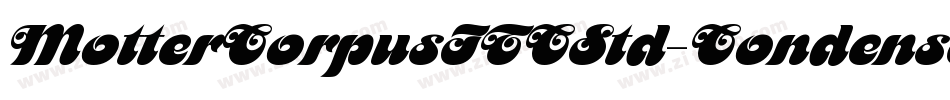 MotterCorpusITCStd-Condensed字体转换