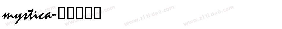 mystica字体转换