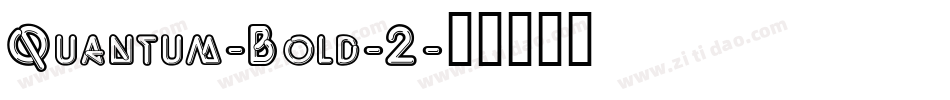 Quantum-Bold-2字体转换