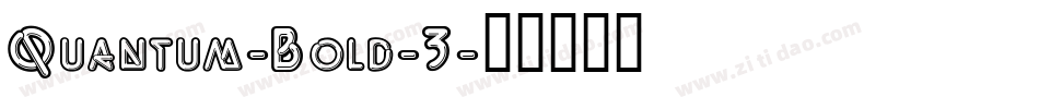 Quantum-Bold-3字体转换