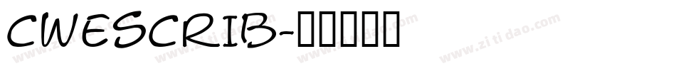 CWESCRIB字体转换