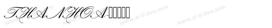THANHOA字体转换