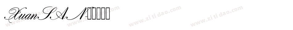 XuanSAN字体转换