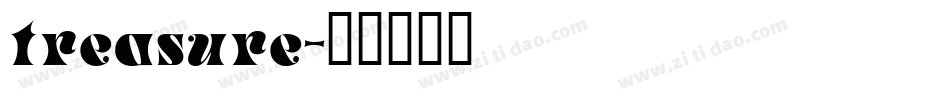 treasure字体转换