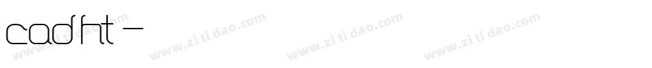 cad的ht字库字体转换