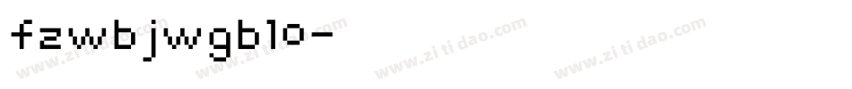 fzwbjwgb10字体转换