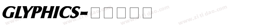 GLYPHICS字体转换