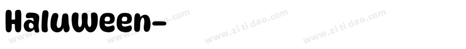 Haluween字体转换