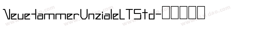 NeueHammerUnzialeLTStd字体转换