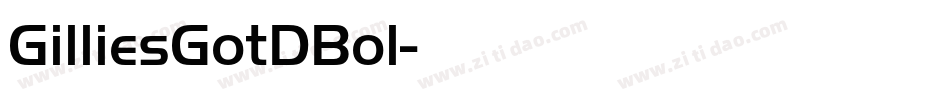 GilliesGotDBol字体转换