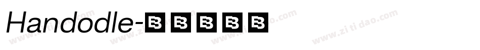 Handodle字体转换