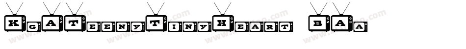 KgATeenyTinyHeart-BAa3字体转换
