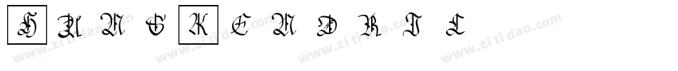 HansKendric字体转换