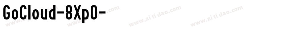 GoCloud-8Xp0字体转换