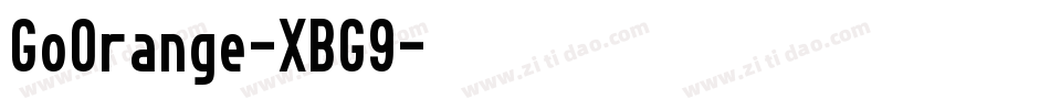 GoOrange-XBG9字体转换