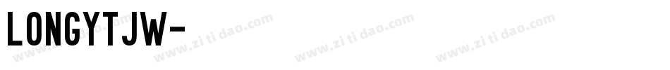LONGYTJW字体转换