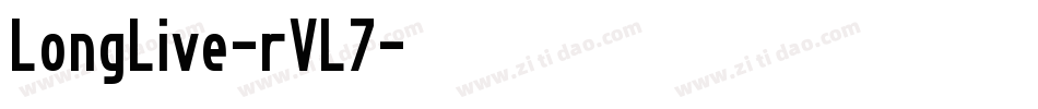 LongLive-rVL7字体转换