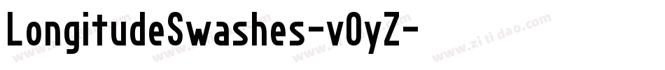 LongitudeSwashes-v0yZ字体转换