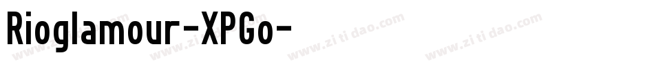 Rioglamour-XPGo字体转换