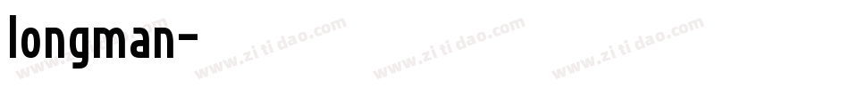 longman字体转换