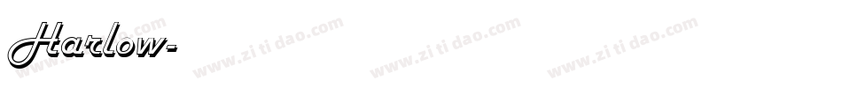 Harlow字体转换