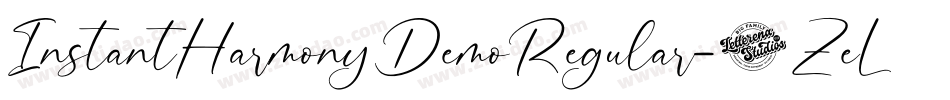 InstantHarmonyDemoRegular-9ZeL字体转换