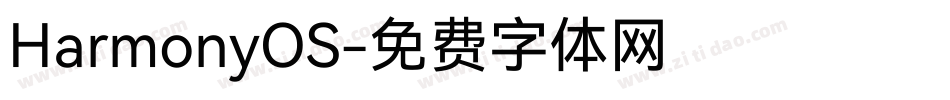 HarmonyOS字体转换