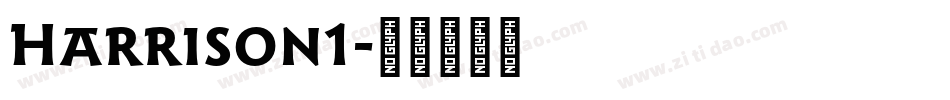 Harrison1字体转换