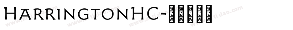 HarringtonHC字体转换