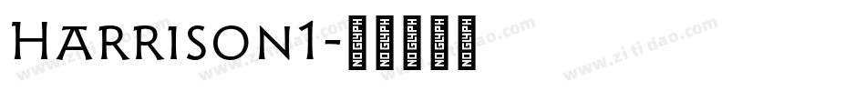 Harrison1字体转换
