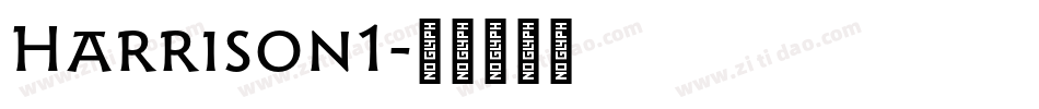 Harrison1字体转换