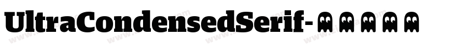 UltraCondensedSerif字体转换