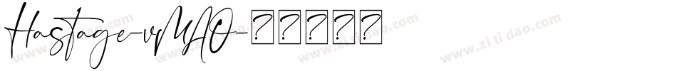 Hastage-vMAO字体转换