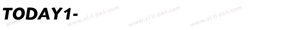 TODAY1字体转换