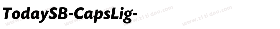 TodaySB-CapsLig字体转换