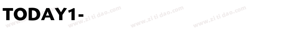 TODAY1字体转换
