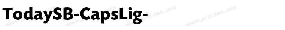 TodaySB-CapsLig字体转换