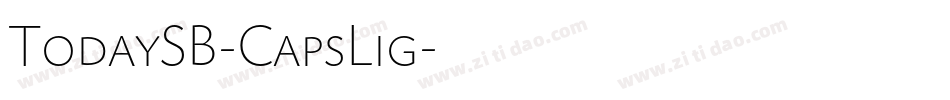 TodaySB-CapsLig字体转换