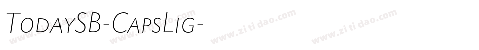 TodaySB-CapsLig字体转换
