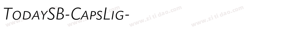 TodaySB-CapsLig字体转换