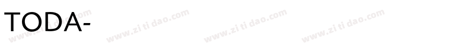 TODA字体转换