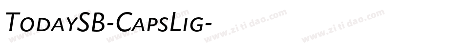 TodaySB-CapsLig字体转换