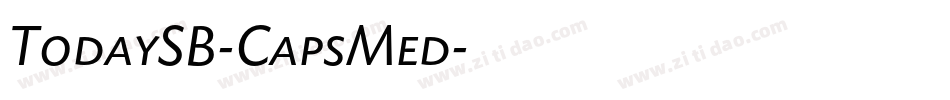 TodaySB-CapsMed字体转换