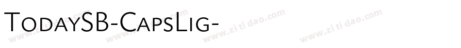 TodaySB-CapsLig字体转换
