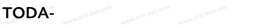 TODA字体转换