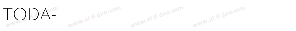 TODA字体转换